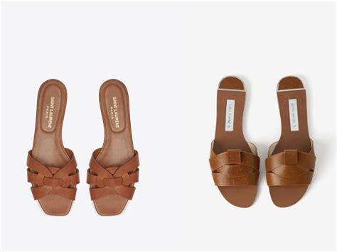 ysl tribute sandals dupe